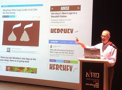 Eric Brand speaking about Hershey's branding
